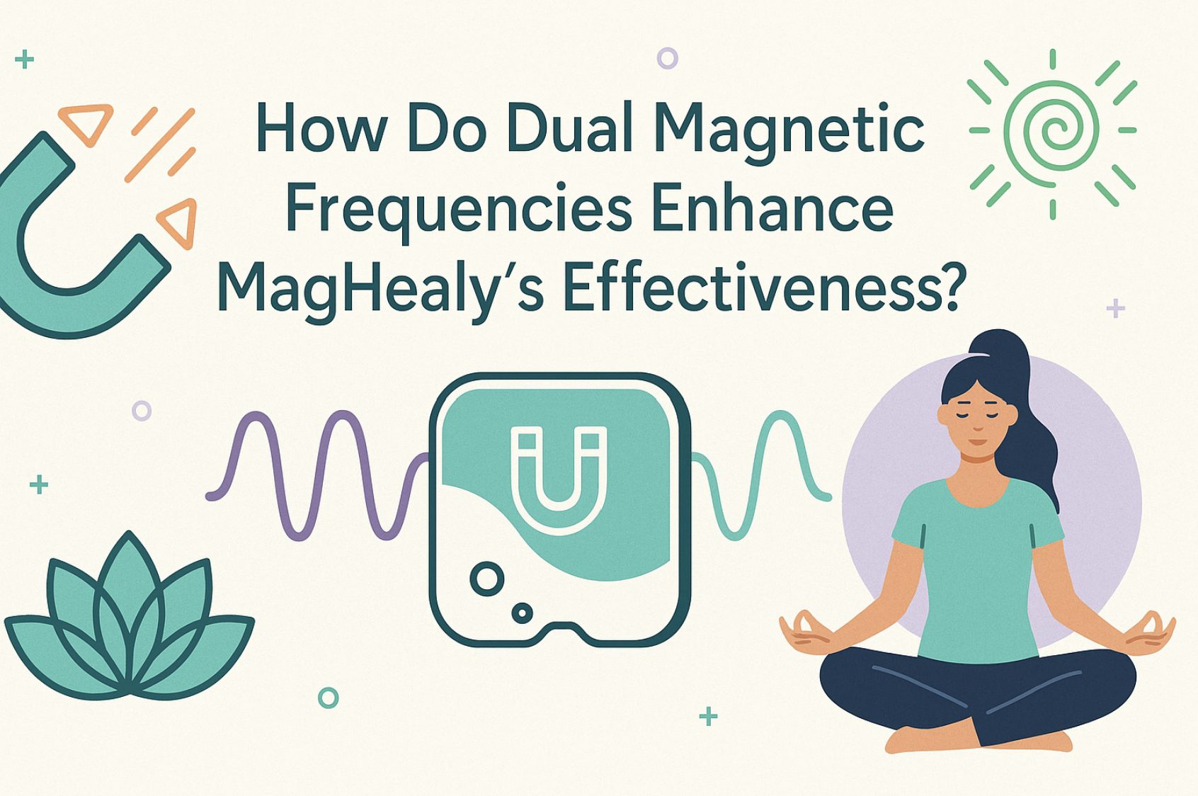 Dual Magnetic Frequencies Enhance MagHealy Effectiveness